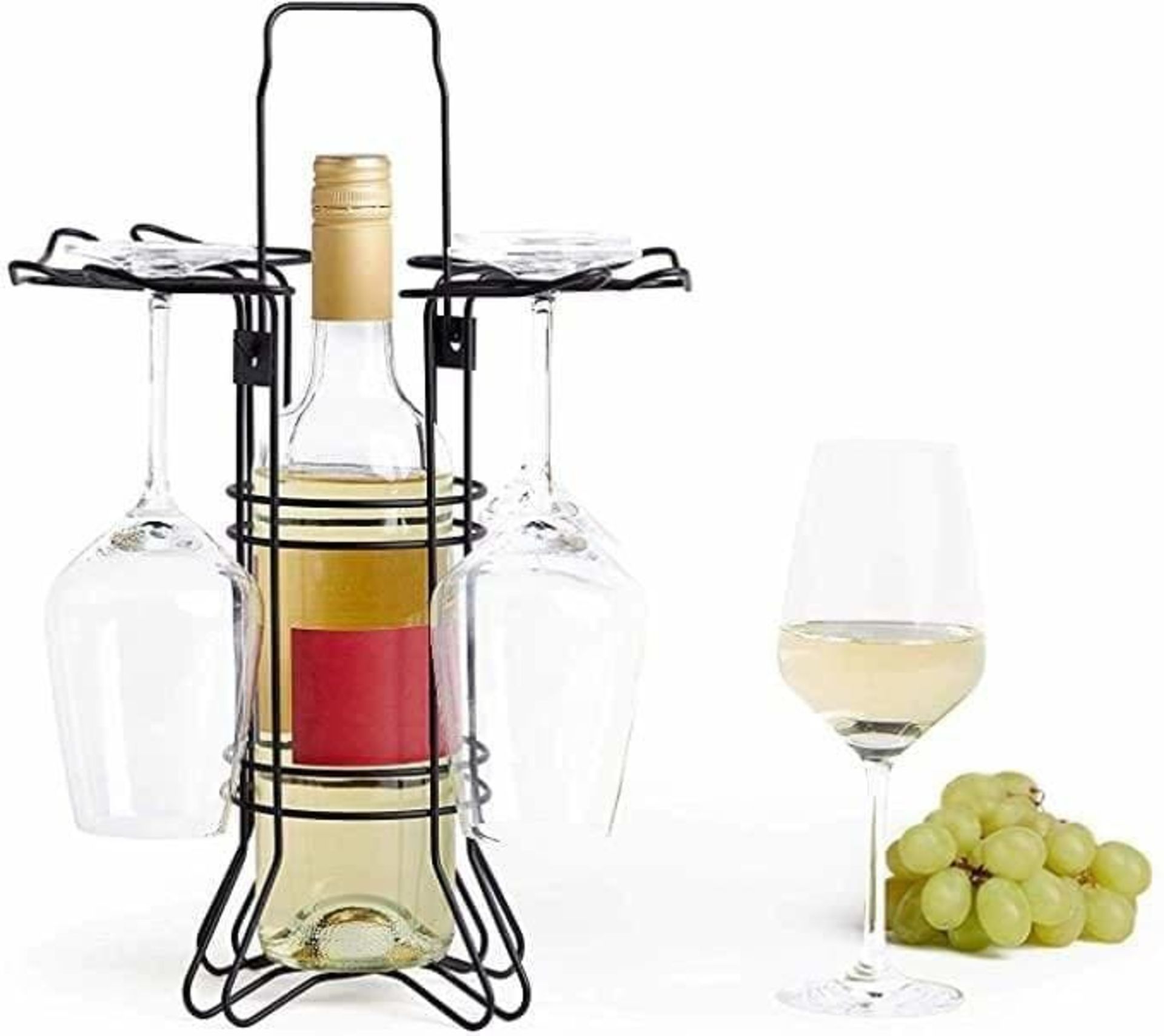 Wine Bottle & Glass Holder