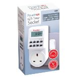 10 x Powatron Electrical Plug In LCD Timer Socket