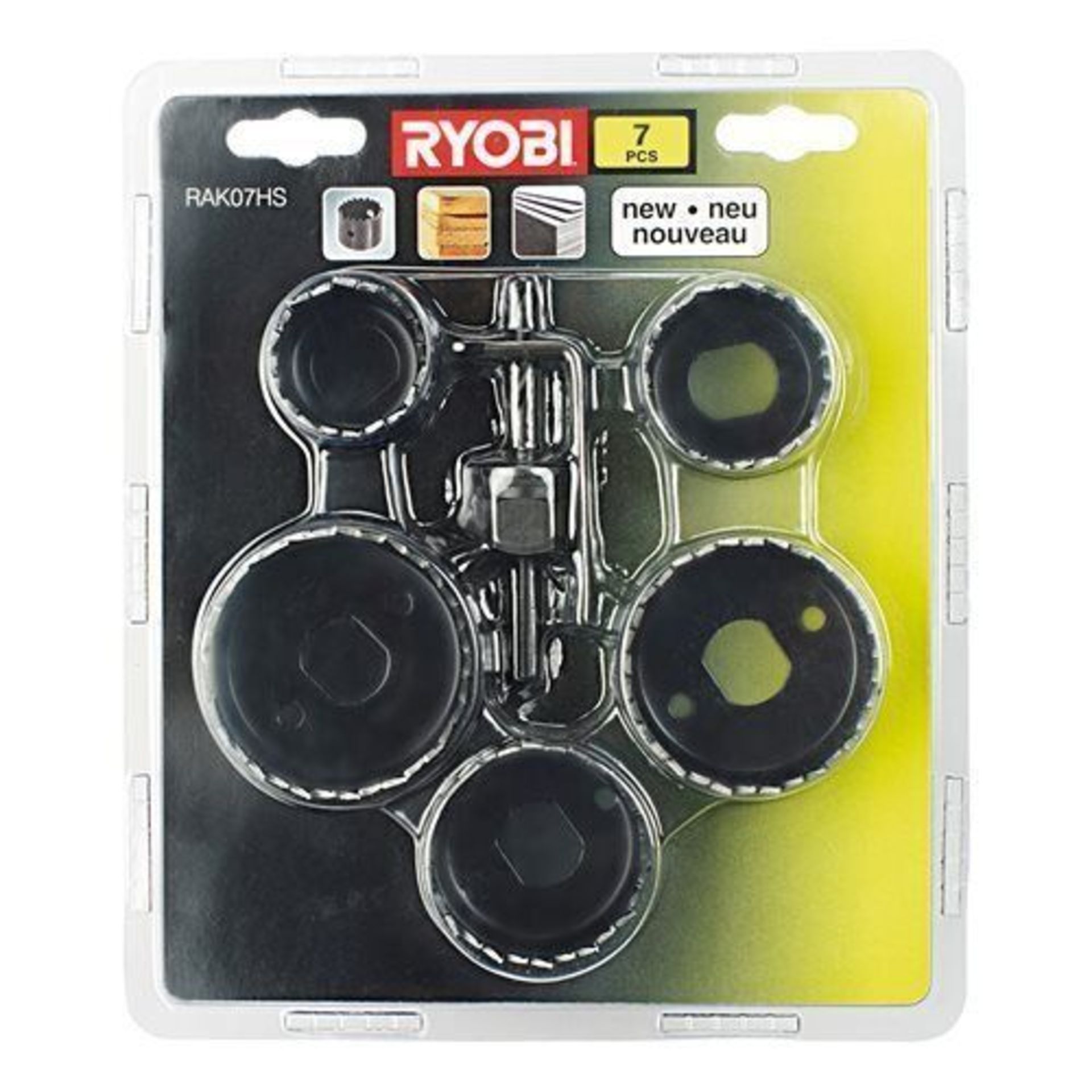 Ryobi Hole Saw Set (7 piece)