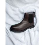 Pod Alia Burgandy Leather Chelsea Boot Size 38 RRP £105