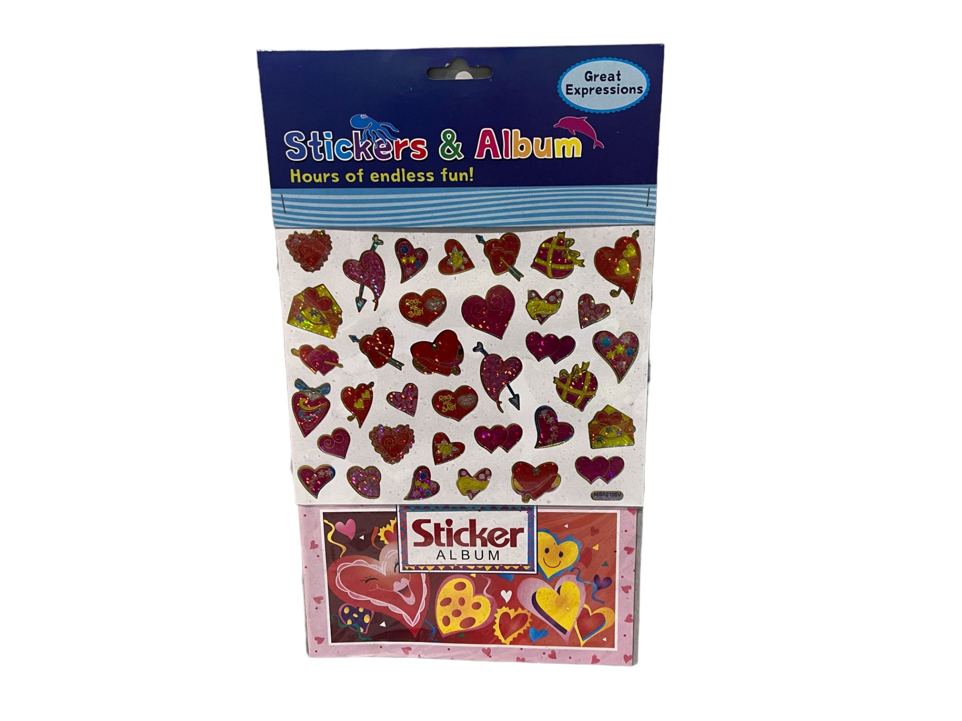 24 x Great Expressions Packs of Stickers and Album