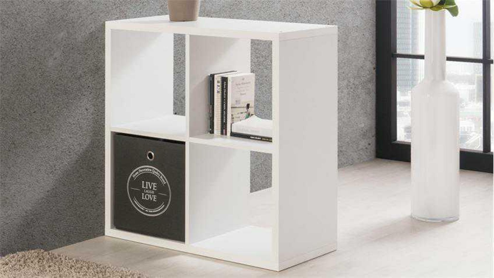 Max Cube Shelf In White