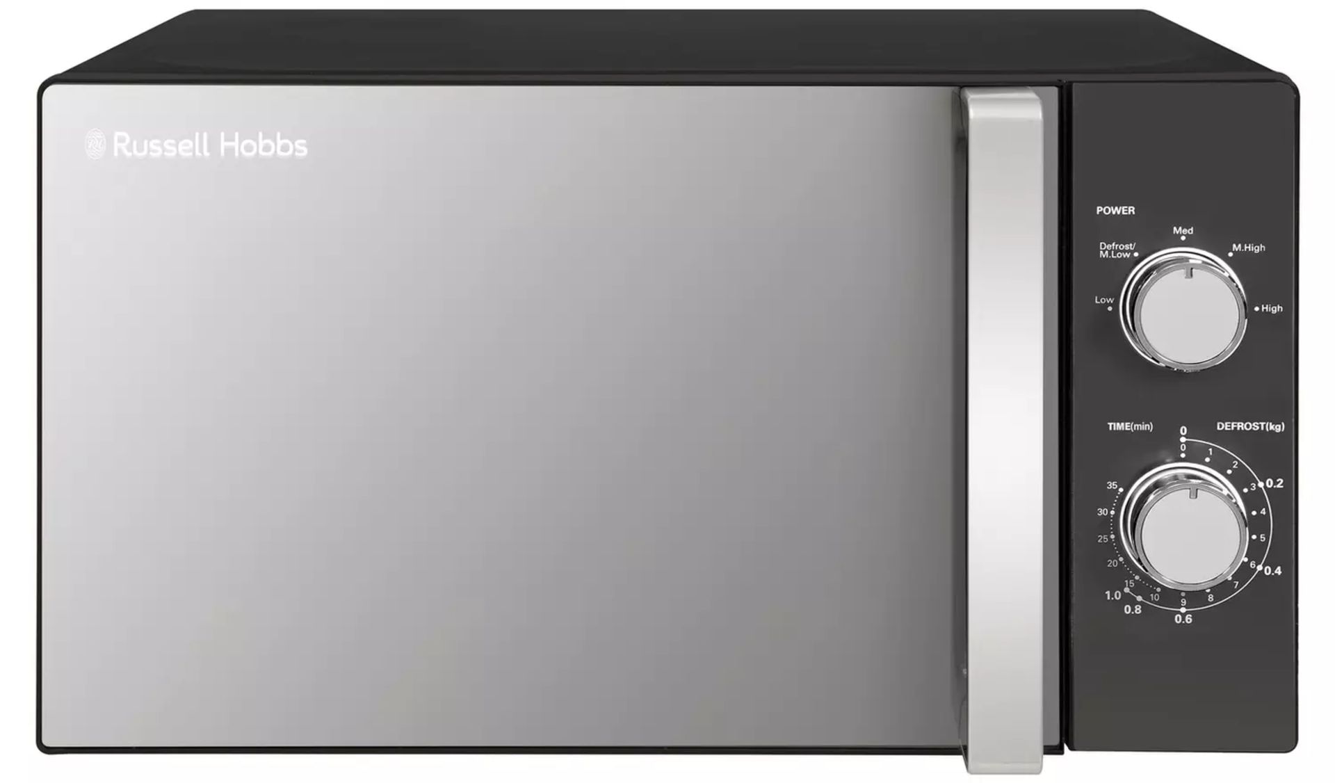 Russell Hobbs 800W Standard Microwave RHM2061 - Black