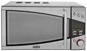 De'Longhi 800W Standard Microwave P80T5A - Black and Silver