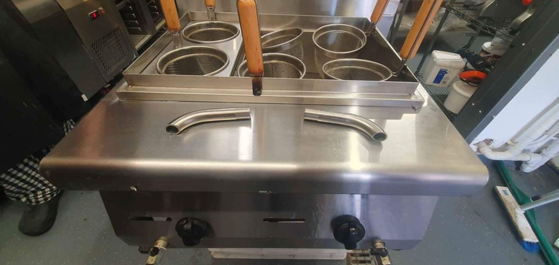 Gas Powered Commercial Pasta Cooker and Bain Marie - Image 3 of 6