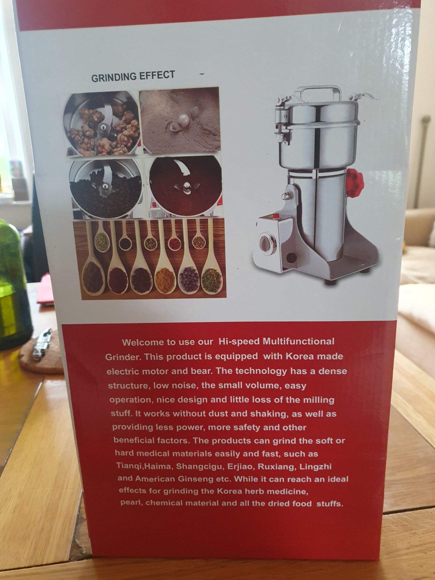 Large Grinder That Is Ideal For Nuts, Spices, Herbs and Even Coffee. - Bild 3 aus 8