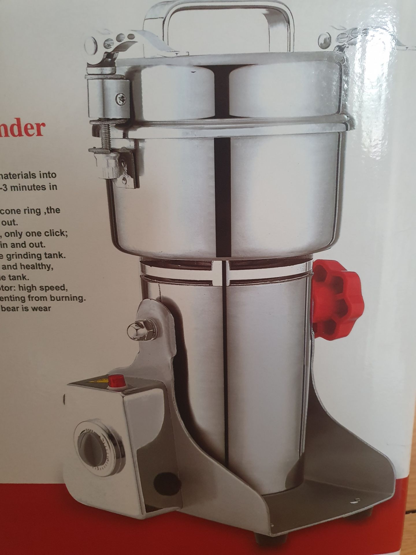 Large Grinder That Is Ideal For Nuts, Spices, Herbs and Even Coffee. - Bild 7 aus 8