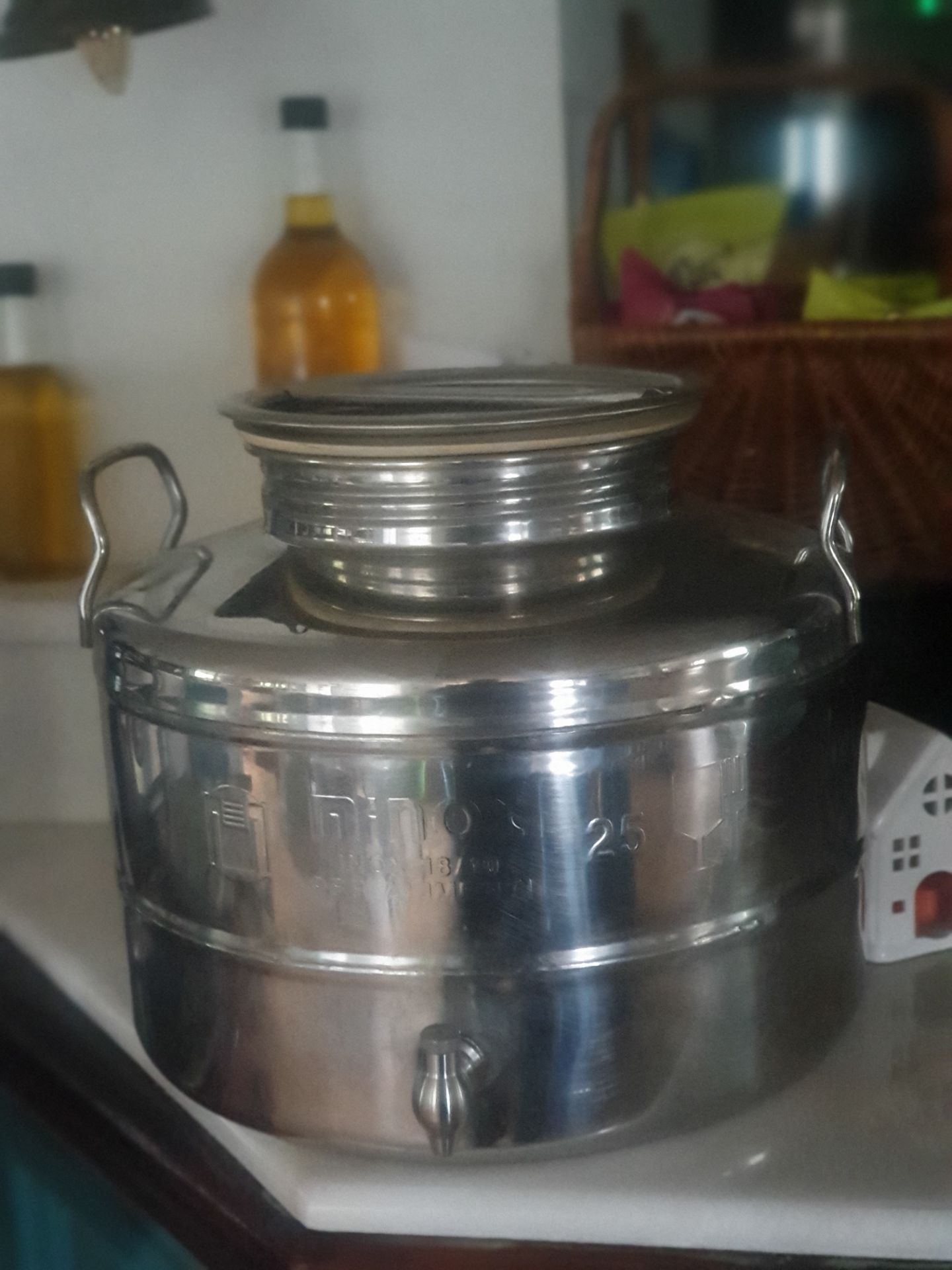 Stainless Steel Olive Oil Urn-25L - Bild 2 aus 8