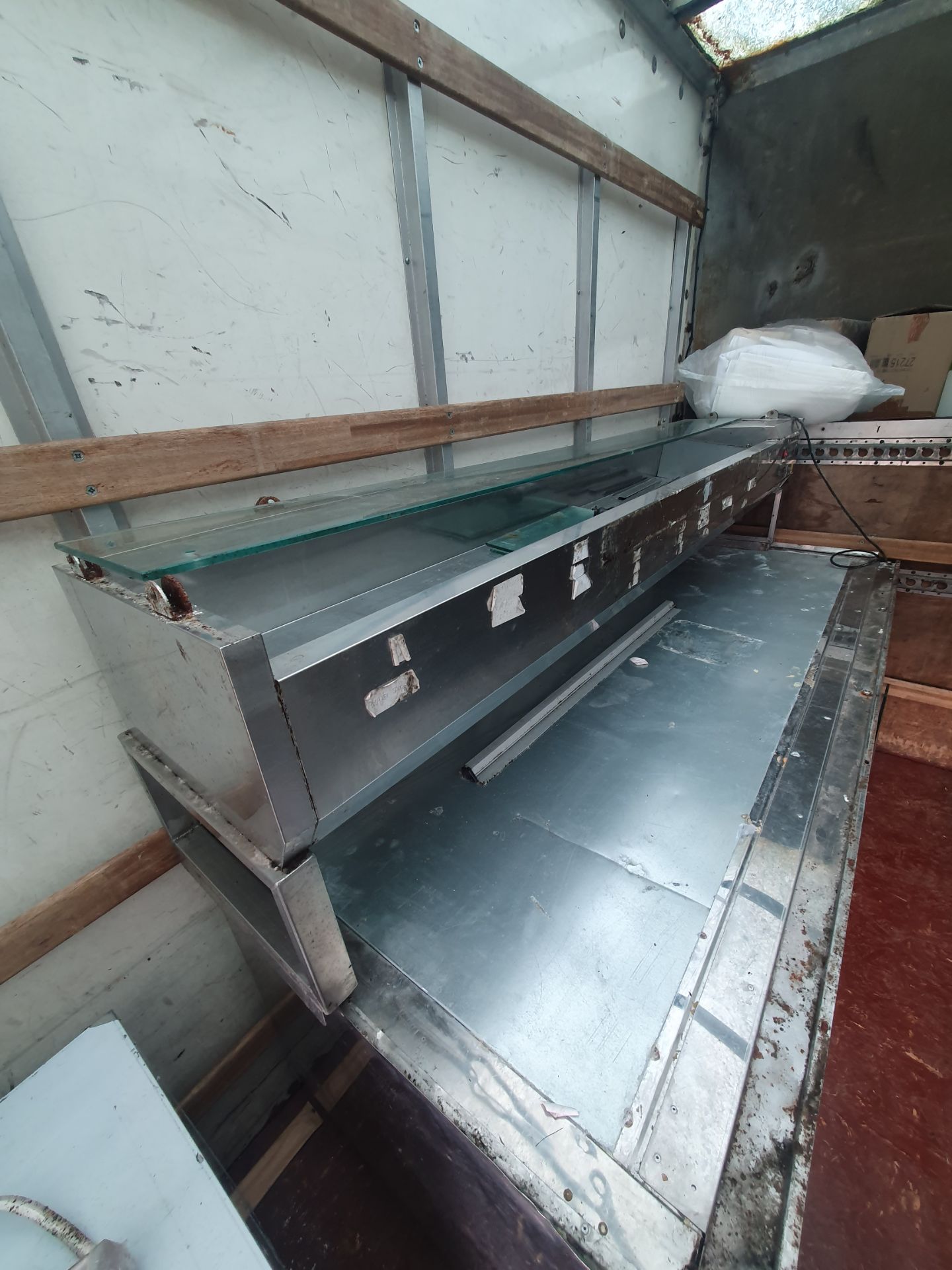 Marble Pizza Bench Fridge With Saladette and Stand - Image 3 of 7