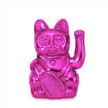 DONKEY Lucky Cat Cosmic Edition Venus Shiny Pink | Waving Cat, Maneki Neko, 15 cm, in Gift Box (S...