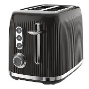 Breville Bold Black 2-Slice Toaster with High-Lift and Wide Slots | Black and Silver Chrome [VTR0...