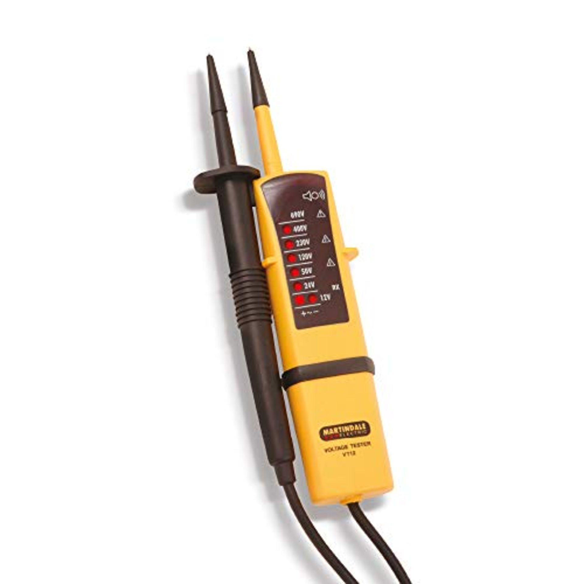 Martindale VT12 Two Pole Voltage and Continuity Tester, Yellow