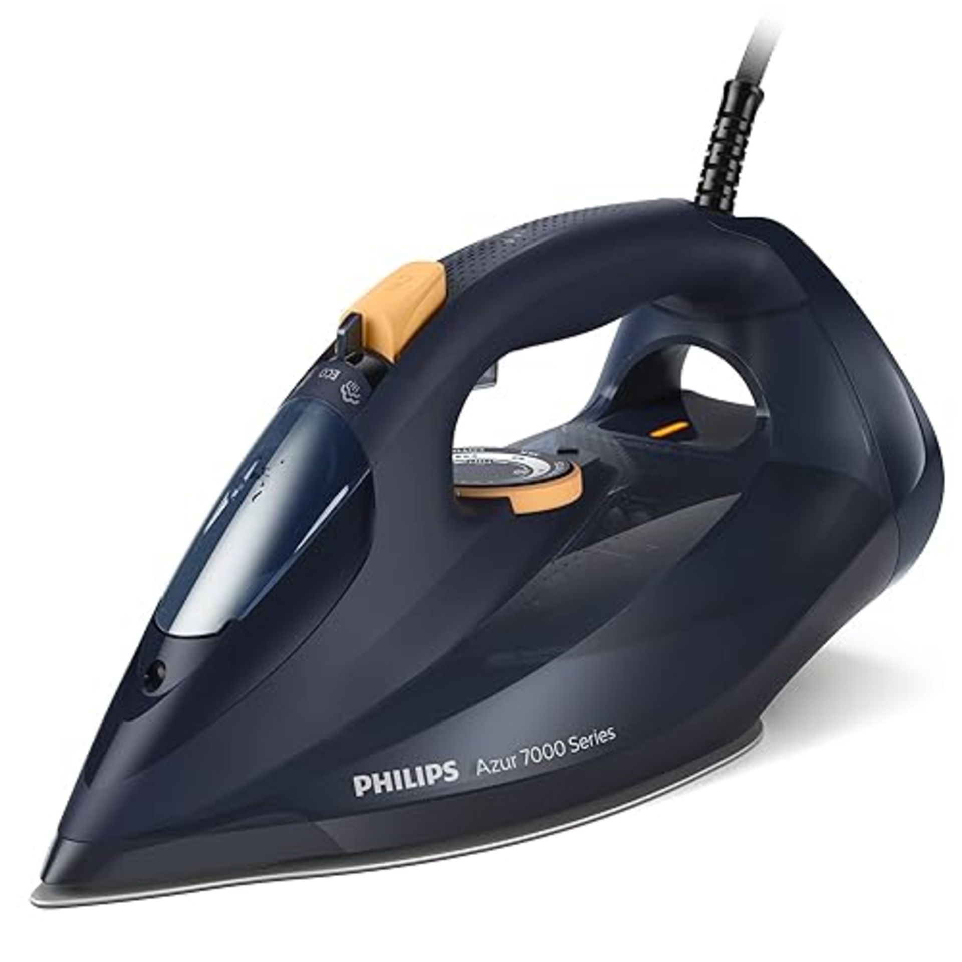 Philips 7000 Series Steam Iron – 3000W, 55g/min Steam, 250g Steam Boost, SteamGlide Elite Solepla