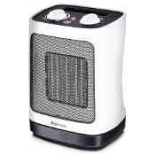 Pro Breeze® 2000W Ceramic Fan Heater - Electric Heater with Automatic Oscillation, Thermostat, 2...