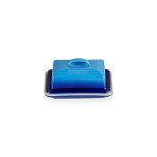 Le Creuset Stoneware Butter Dish, 900 g, 17 x 12.5 x 9 cm, Azure, 80837172200003