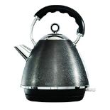 Daewoo SDA2052 Glace Noir 1.7L Pyramid Sparkling Kettle, Removable & Washable Limescale Filter, N...
