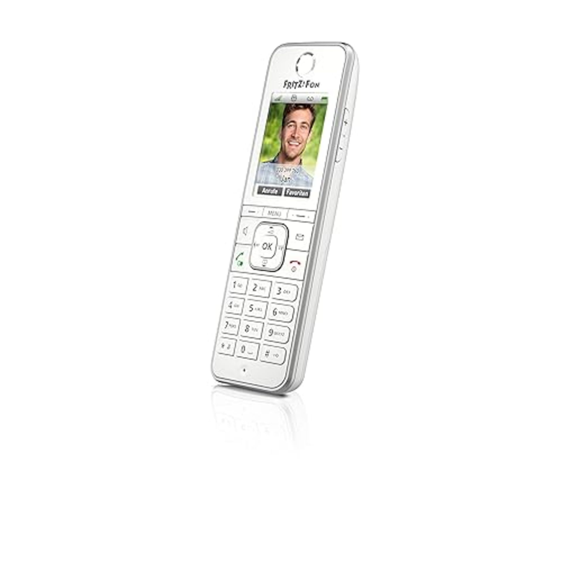 AVM FRITZ!Fon C6 DECT (cordless telephone with HD telephony, high-resolution color display and id...