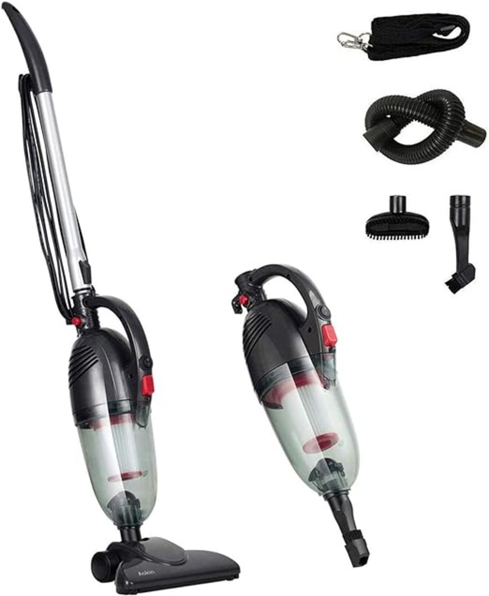 Aokin Vacuum Cleaner bagless with Kabel, 15 KPa 2in1 Zyklon Stock Vacuum Cleaner, 800W Super suck, H