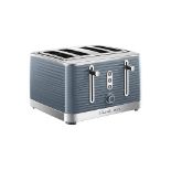 Russell Hobbs Inspire 4 Slice Toaster (Extra wide slots, High lift feature, 6 Browning levels, Fr...