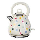 Russell Hobbs 21889 Emma Bridgewater Kettle, Polka Dot Cordless Electric Kettle, 3000 W