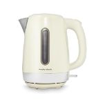 Morphy Richards 102784 Cream Equip Stainless Steel Jug Kettle, 3000 W, 1.7 Litre, Cream