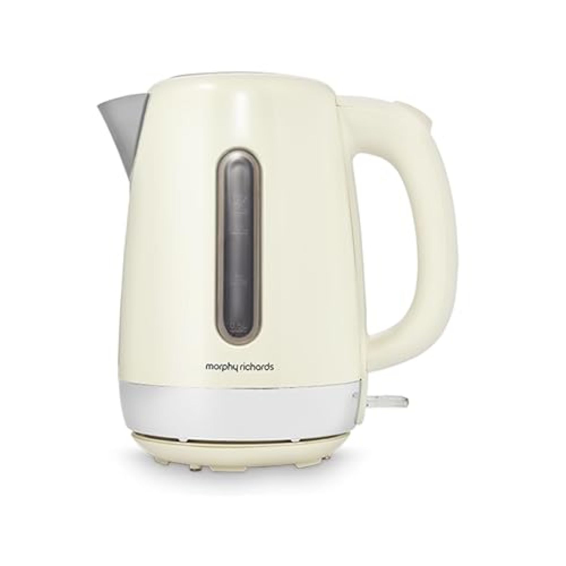 Morphy Richards 102784 Cream Equip Stainless Steel Jug Kettle, 3000 W, 1.7 Litre, Cream
