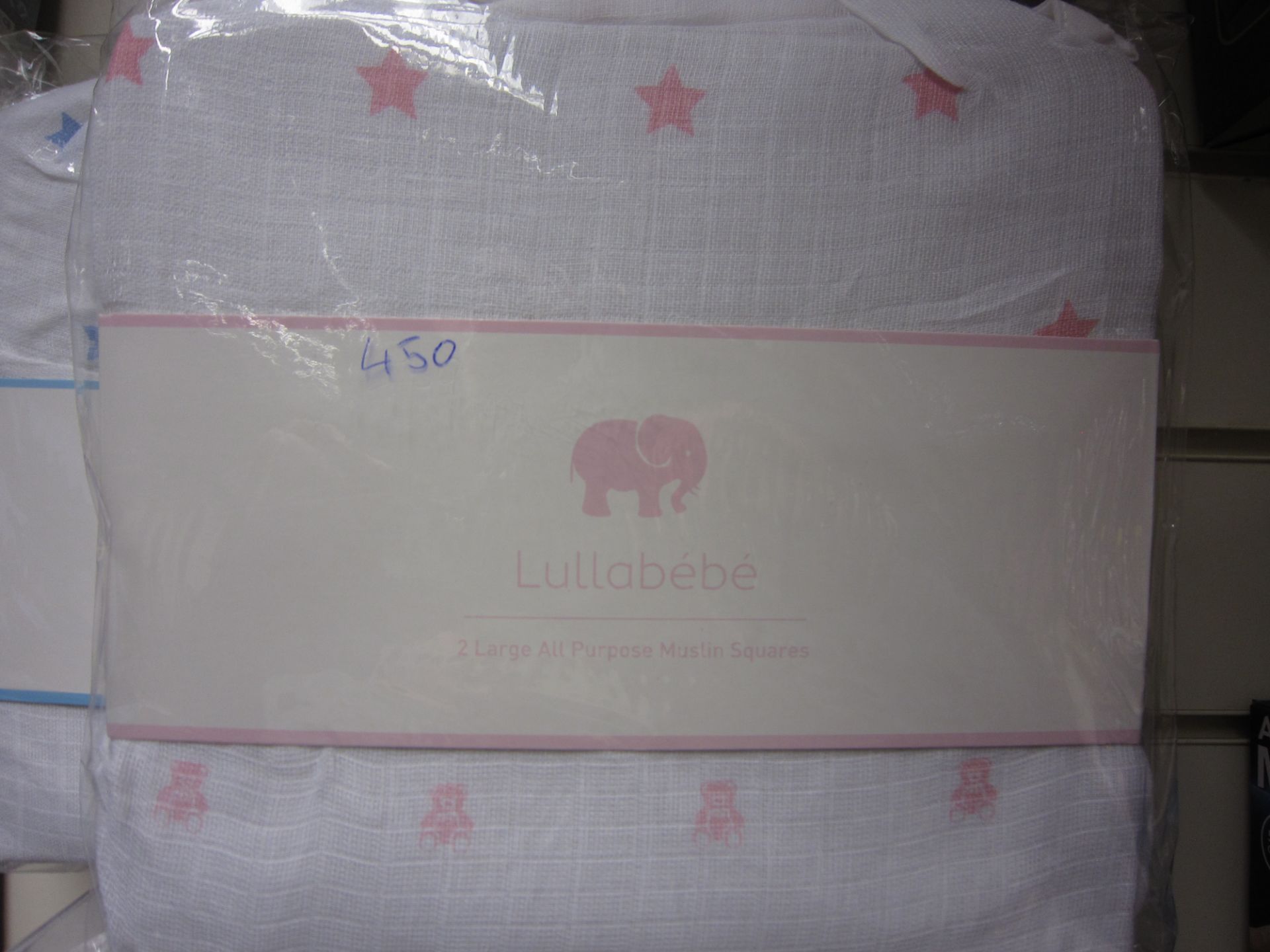 100Pcs Assorted Blue and Pink Brand New Large Size Baby Swaddle Blankets - Brand Is Bebe - Large...