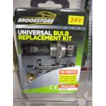 50Pcs Brookstone Spare Bulb Kit In Case - RRP £7.99