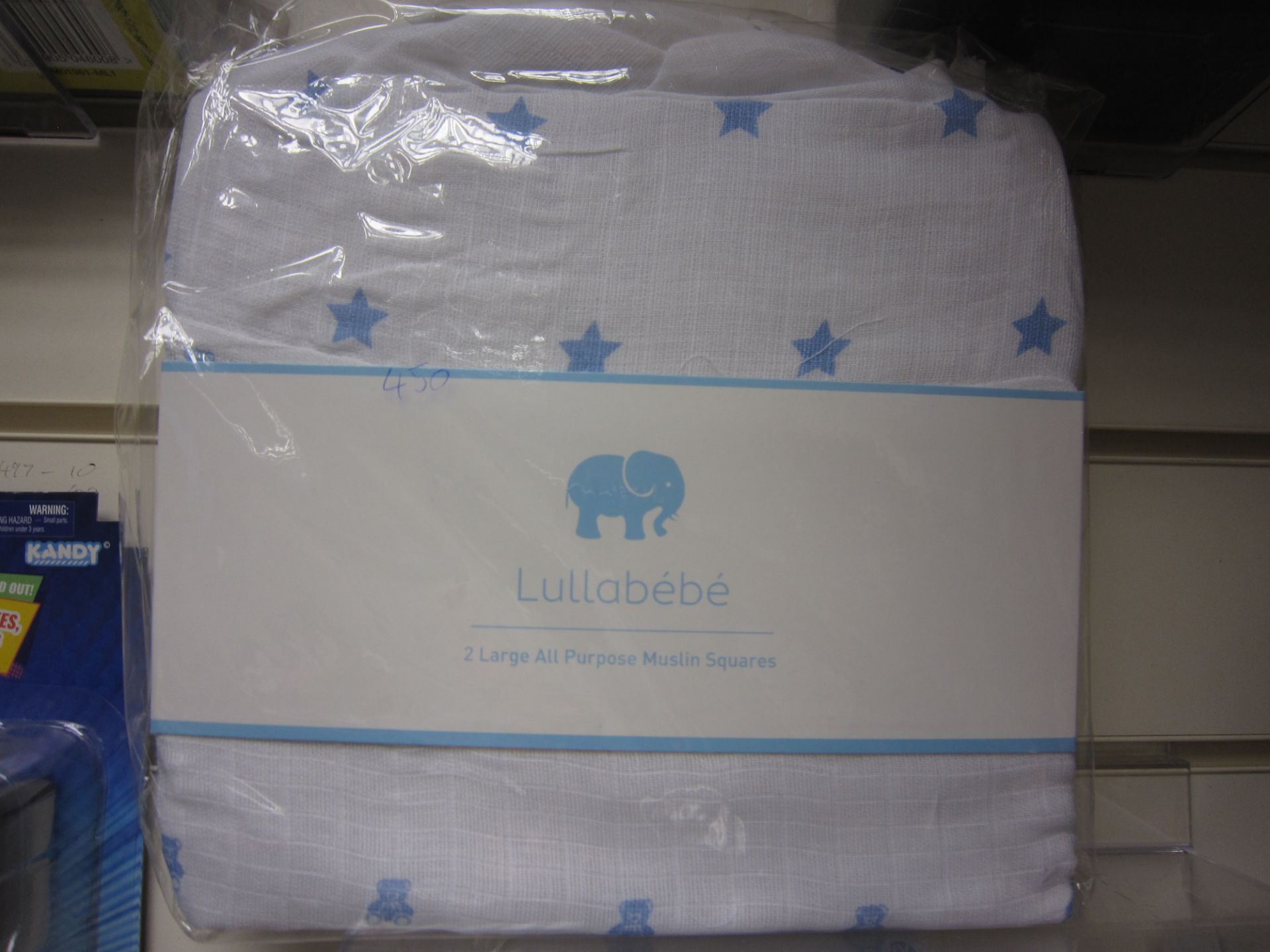 100Pcs Assorted Blue and Pink Brand New Large Size Baby Swaddle Blankets - Brand Is Bebe - Large...