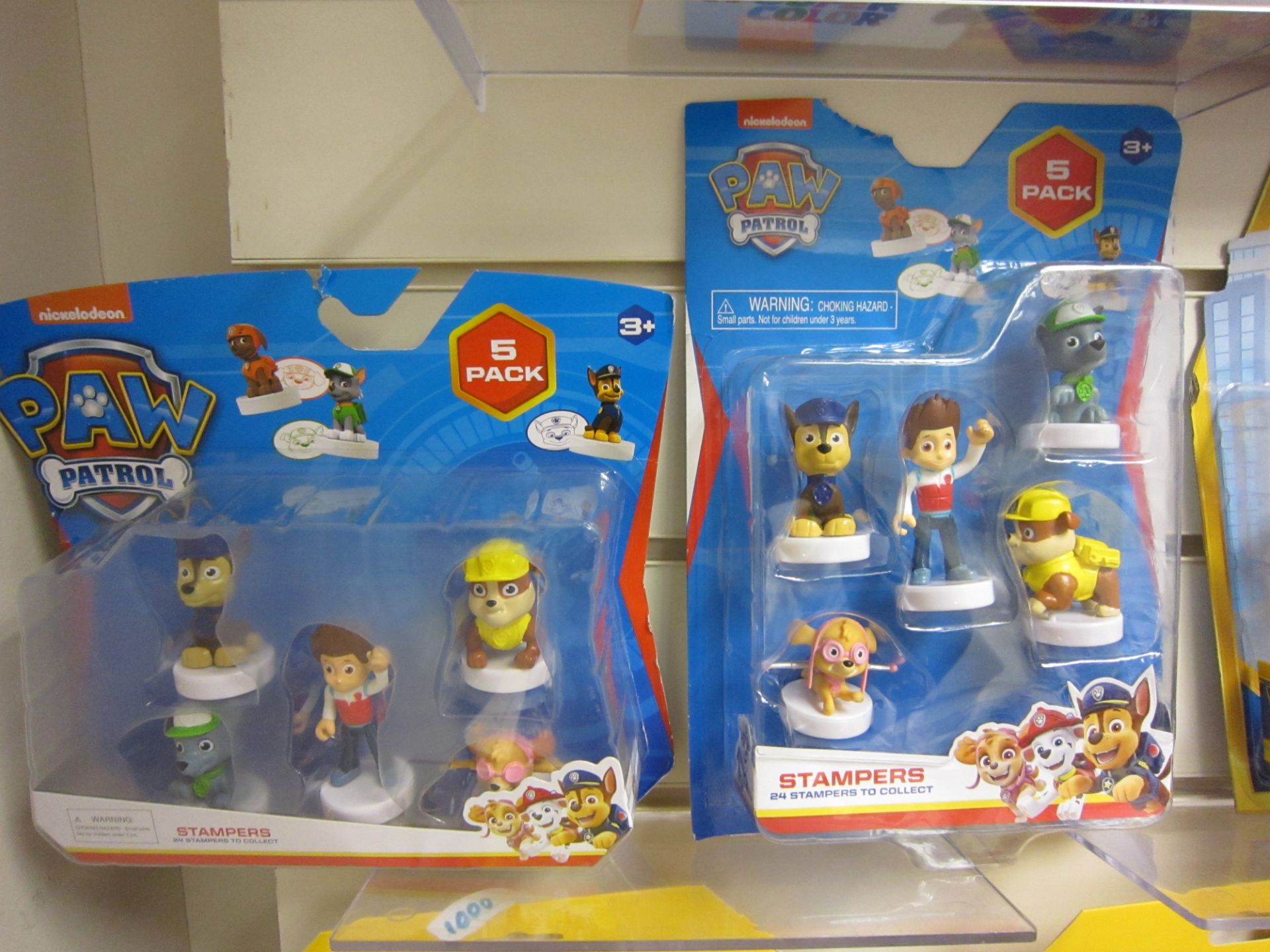 100 Assorted Paw Patrol Stampers / Toppers Sets All Brand New Sealed, Assorted Varieties All Br...