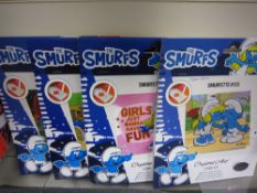 100Pcs Assorted As Pictured Licensed Smurfs Crystal Art Sets - Brand New Sealed RRP £6.99.