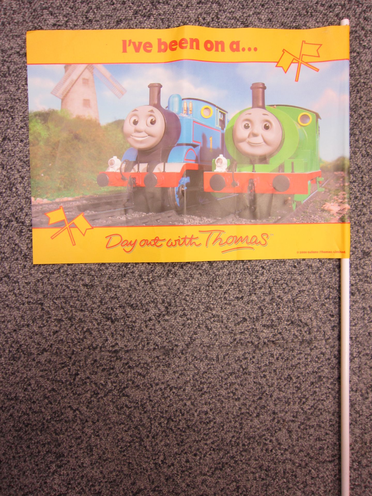 500Pcs Brand New Thomas Tank Engine Toy Flag - Official Licensed Product
