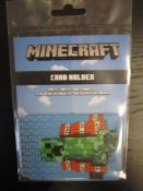 100Pcs Minecraft Card Holder - Brand New Sealed Official Licensed Product -