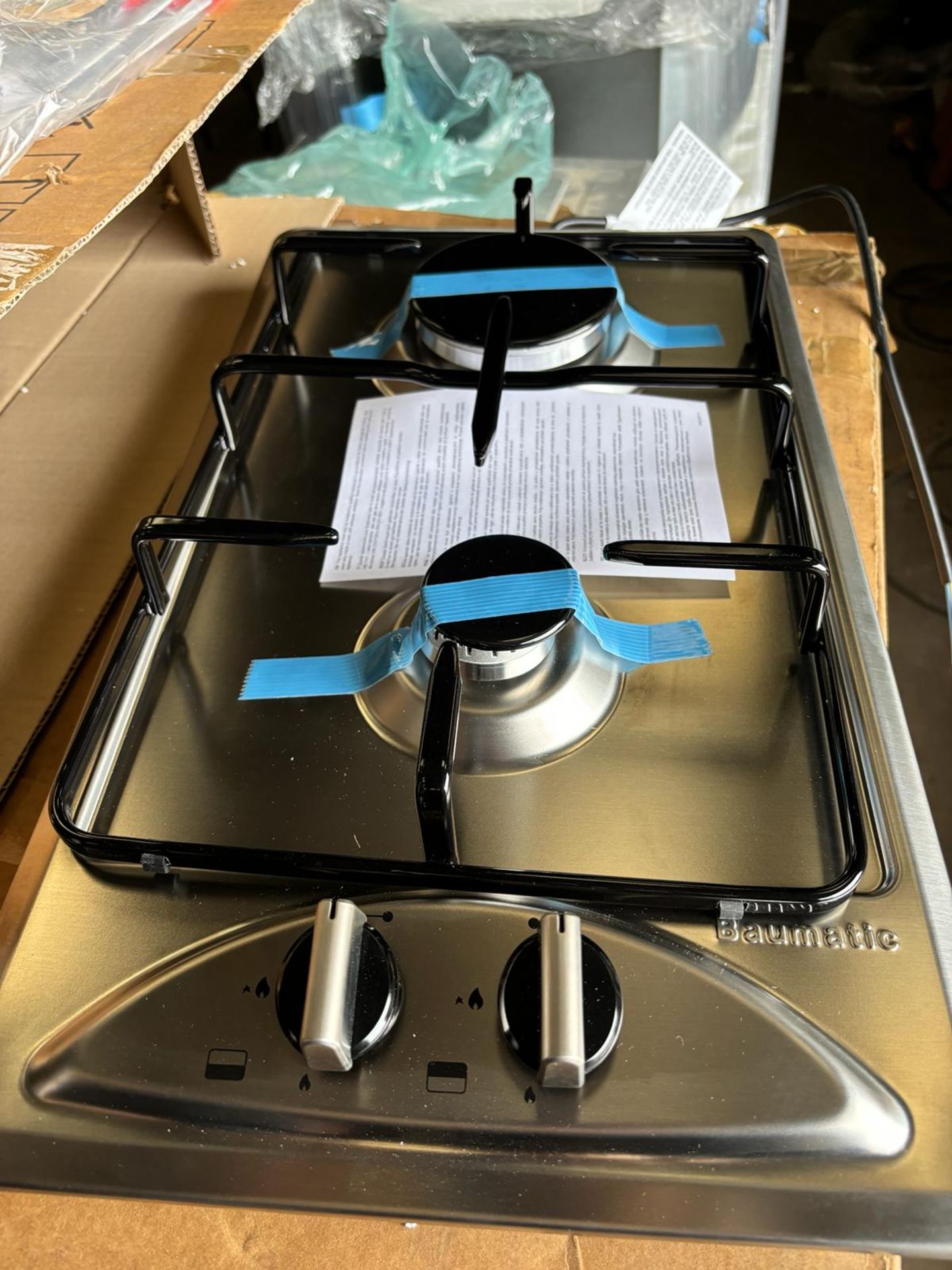 Brand New Boxed Baumatic 2 Ring Gas Hob RRP £279 - Image 2 of 2