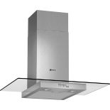 Brand New Boxed NEFF D87ER22N0B Chimney Cooker Hood - Stainless Steel RRP £399