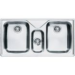 Ex-Display New Franke Ariane 2.5 Bowl Silk Stainless Steel Kitchen Sink & Waste ARX670 RRP £399