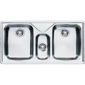 Ex-Display New Franke Ariane 2.5 Bowl Silk Stainless Steel Kitchen Sink & Waste ARX670 RRP £399