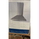 Brand New Boxed HDC60SS deluxe 60cm Chimney Hood RRP £179