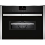 Ex-Display Neff C17MS36N0B 1000W 45L Built-in Combination Microwave Oven Stainless Steel RRP £119...