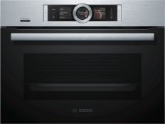 Ex-Display Brand New Boxed Bosch CSG656BS7B Black Built-In Compact Single Oven RRP £999