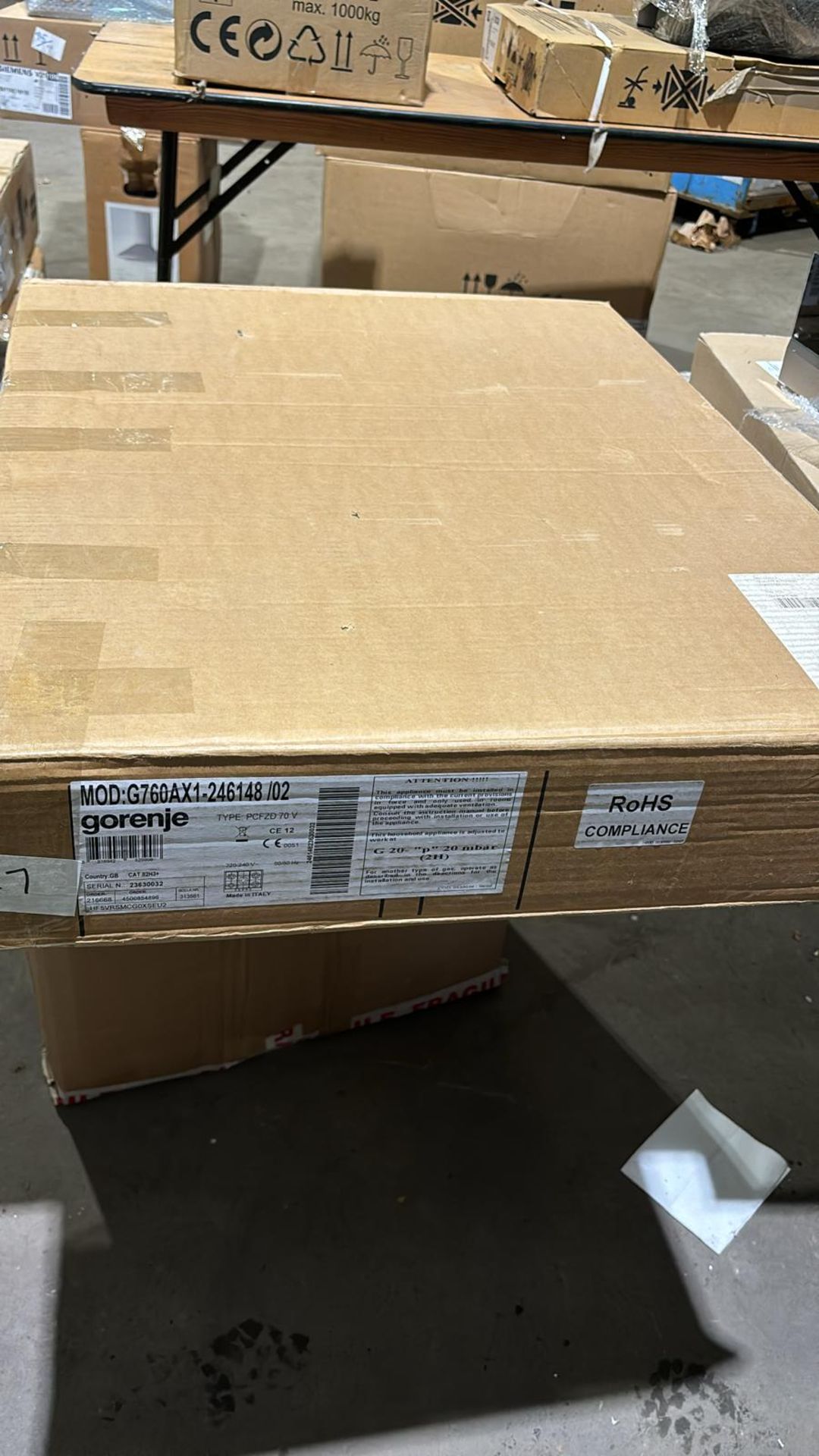 Brand New Boxed Gorenje G760AX1 Gas Hob RRP £259 - Image 2 of 2