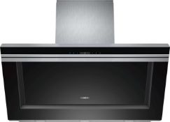 Brand New Boxed IQ700 - LC91KB672B Black Angled Chimney Hood by Siemens RRP £1500