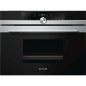 Ex-Display Brand New CD634GBS1B Steam Oven by Siemens RRP £1199