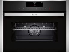 Ex-Display Neff C18FT56H0B FullSteam Integrated Compact Steam Oven Stainless Steel RRP £1329