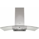 Ex-Display Brand New Boxed Siemens LC98GE540B iQ500 Curved Glass 90cm Chimney Hood RRP £999