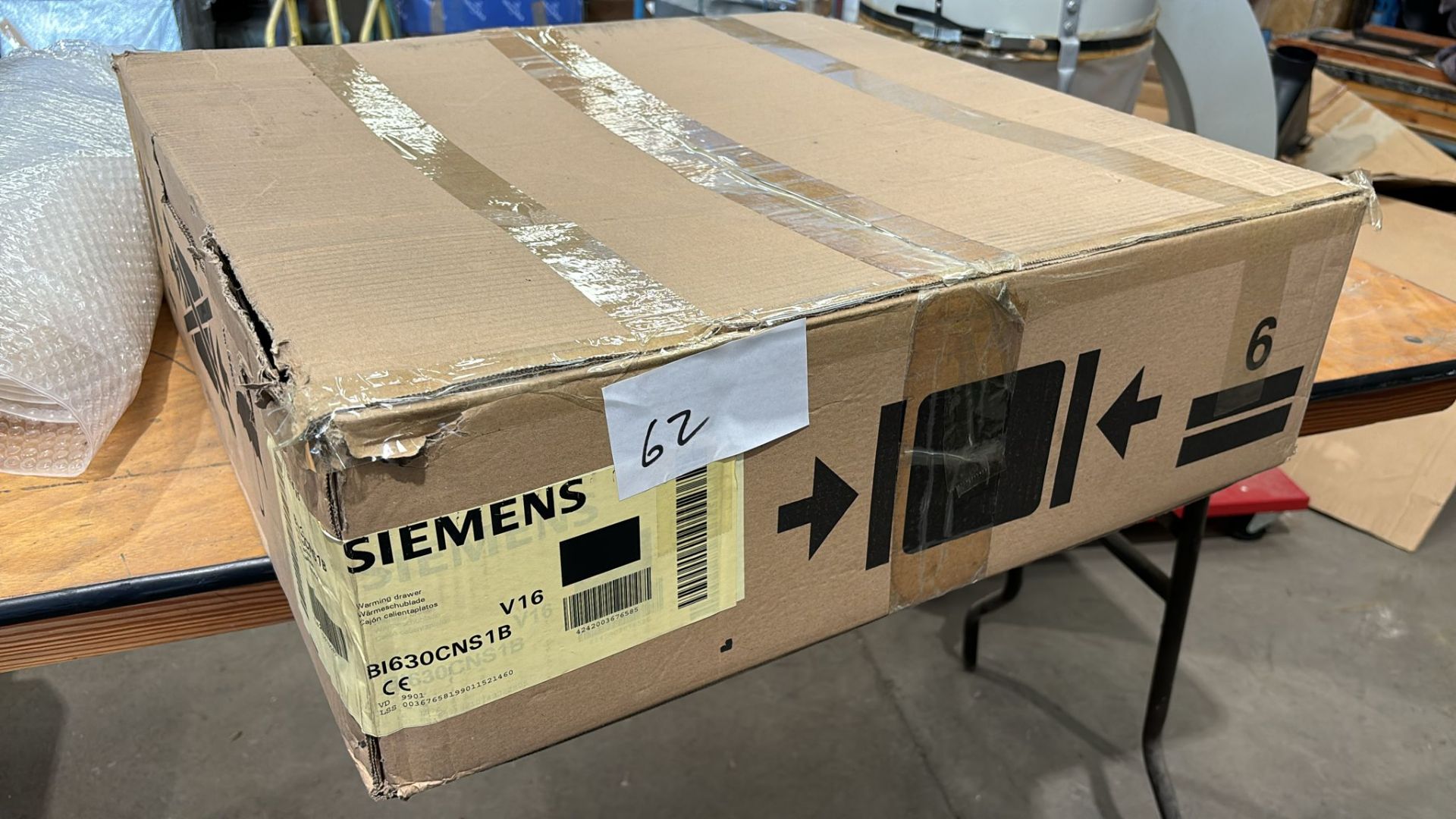 Brand New Boxed Siemens BI630CNS1B Warming Drawer RRP £499 - Image 2 of 2