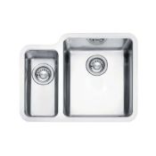 Ex-Display New Boxed Franke Kubus Left Handed Small Bowl 1.5 Bowl Undermount Kitchen Sink RRP £12...