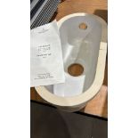 Brand New Boxed Villeroy & Boch 6705 Half Bowl Sink White Waste included RRP £499