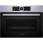Ex-Display Bosch CBG675BS1B Serie 8 Built In 60cm A+ Electric Single Oven Brushed Steel RRP £720