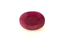Loose Oval Ruby 9.42 Carats